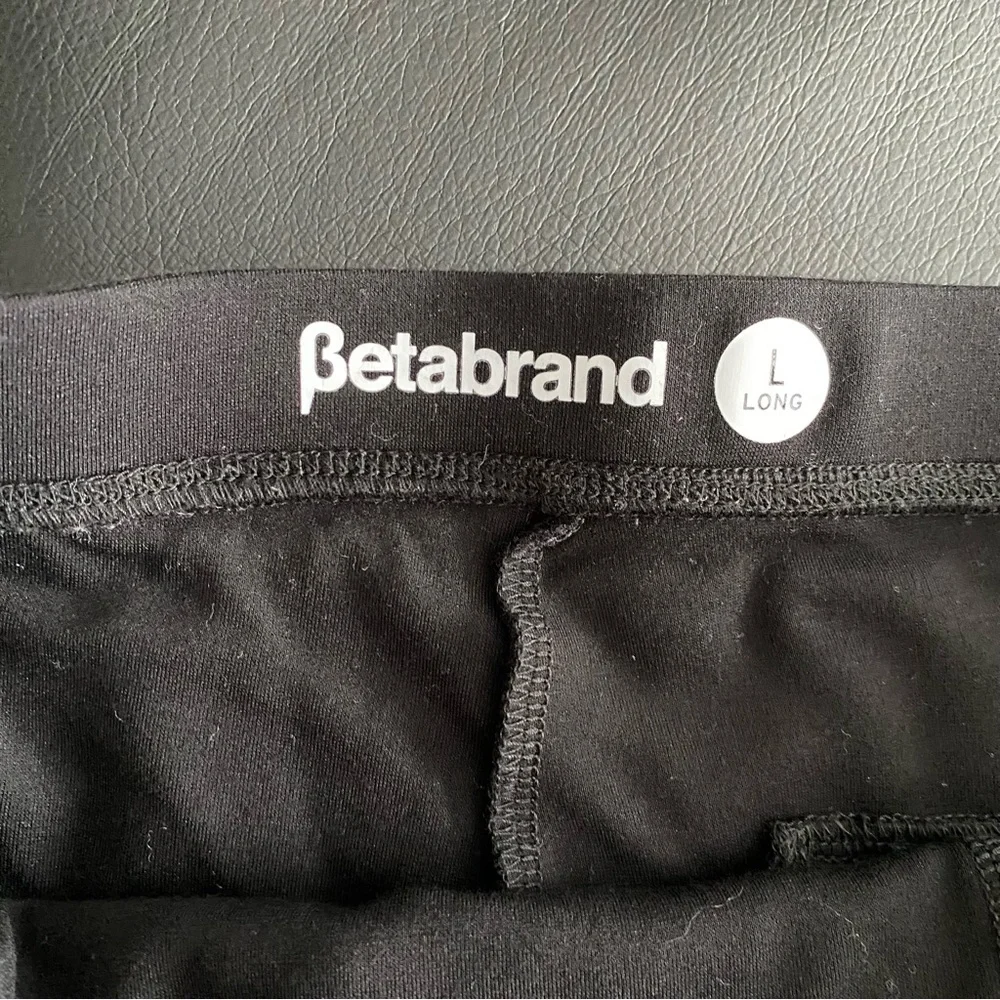 BETABRAND The Sassiest Pant Crop Overlay Maxi Skirt in Black Size Large Long - Picture 5 of 6